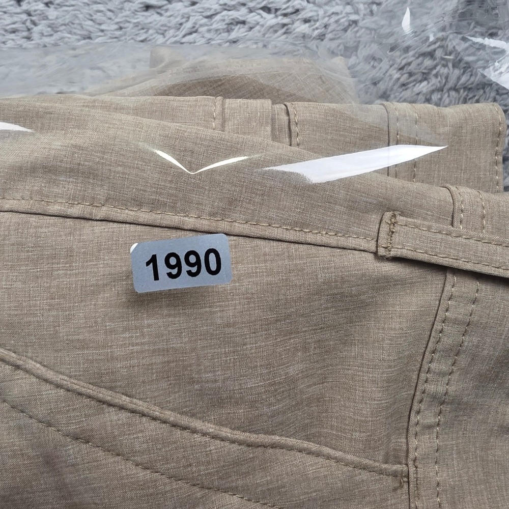 Hook & Tackle Hybrid Shorts Mens 38 Tan Hi-Tide Performance Fishing Stretch 8in - Picture 10 of 10